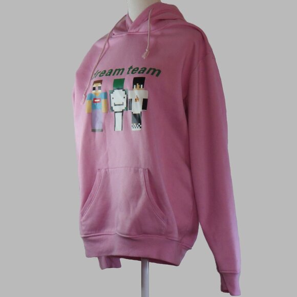 JMSUN Unisex Dreamwastaken Dream Team Smile Hoodie Sweatshirt Size L 7 (C997) - Picture 4 of 7